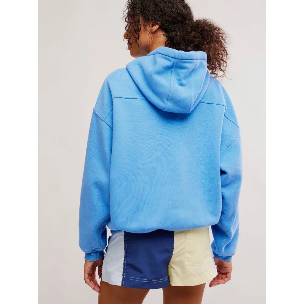 FP MOVEMENT Final Call Logo Hoodie / Riviera Blue Combo - Picture 3 of 9